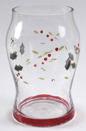 Winterberry Large Glassware Canister No Lid