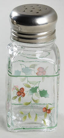 Winterberry Glassware Salt and Pepper Set