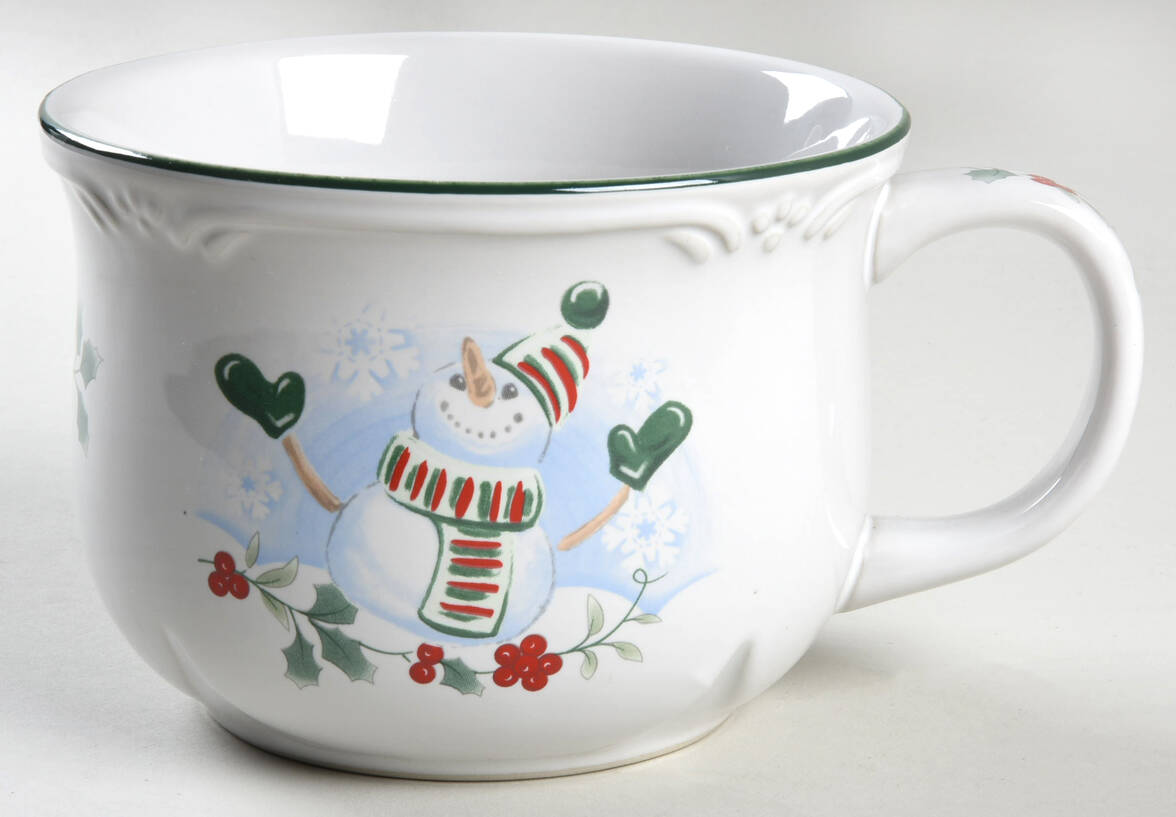 Winterberry Accent Jumbo Soup Mug