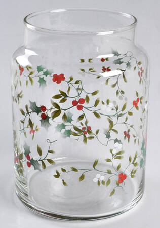 Winterberry Glassware Candy Jar No Lid