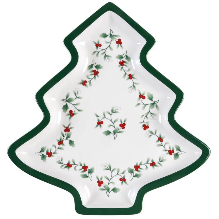 Winterberry Tree Shaped Plate
