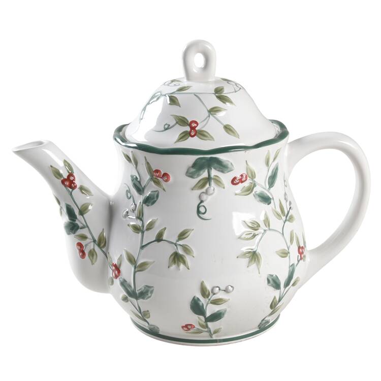 Winterberry Teapot & Lid