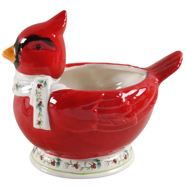 Winterberry Open Candy Dish