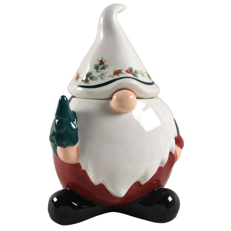 Winterberry Figural Cookie Jar & Lid