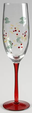 Winterberry Glassware Champagne Flute