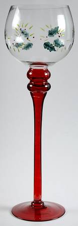 Winterberry 15" Glassware Candlestick