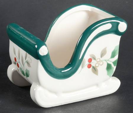 Winterberry Sleigh Sweetener Holder