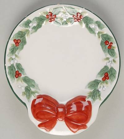 Winterberry Sculptured Spoon Rest (Holds 1 Spoon)