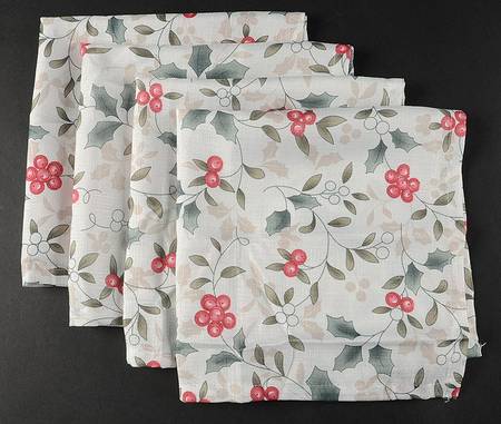 Winterberry Cloth Napkin - Set of 4