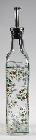 Winterberry Glass Oil with Drizzle Spout