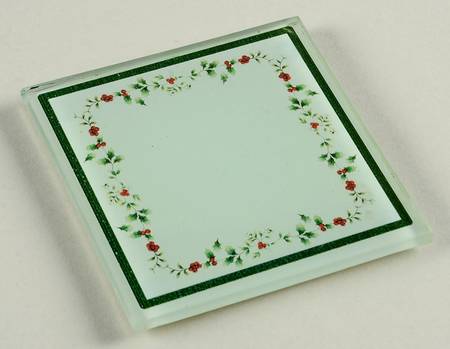 Winterberry Glassware Coaster
