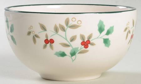 Winterberry Dessert Bowl
