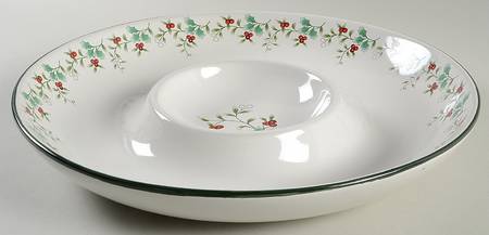 Winterberry 1 Piece Chip & Dip