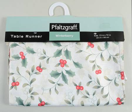 Winterberry 13" X 72" Cloth Table Runner
