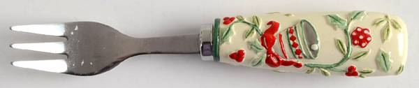 Winterberry Resin Handle Hors d'Oeuvre Fork