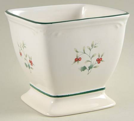 Winterberry 5" Square Flower Pot Holder