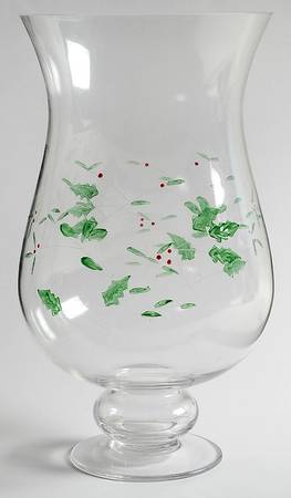 Winterberry 1 Piece Glassware Hurricane Lamp