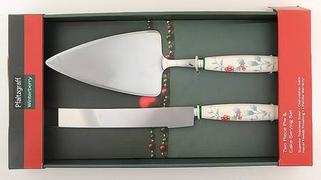 Winterberry (2 Pc) Cake Set (Knife & Server)