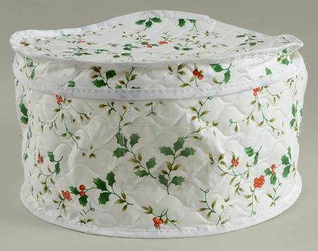 Winterberry Luncheon Plate Storage Bag/Case Holds 8