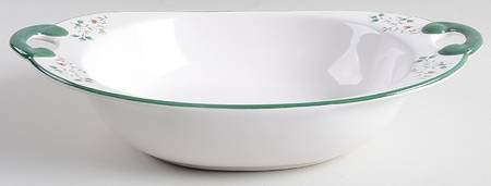 Winterberry 13" Nesting Handled Oval Serving Bowl