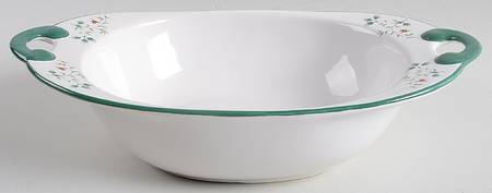 Winterberry 11" Nesting Handled Oval Serving Bowl
