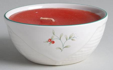 Winterberry Basket Lite W/Candle Wax
