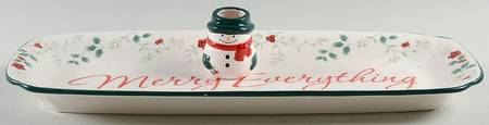 Winterberry Appetizer Tray & Toothpick Holder