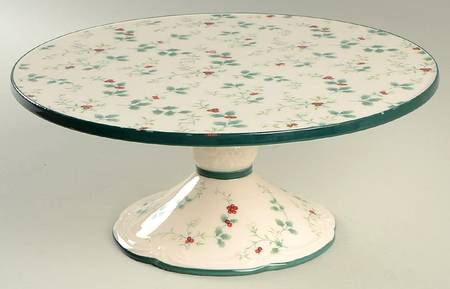 Winterberry 11" Diameter Pedestal Cake Stand