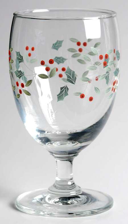 Winterberry 10 Oz Glassware Goblet