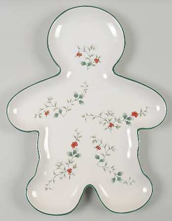 Winterberry Gingerbread Platter