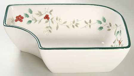 Winterberry Side Section for 5 Pc Serve Set & Wood Tray