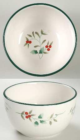 Winterberry Center Section for 5 Pc Serve Set & Wood Tray