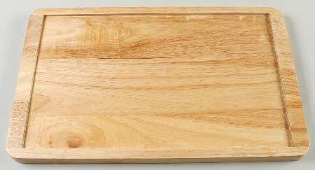 Winterberry Wood Tray for 5 Pc Serve Set & Wood Tray