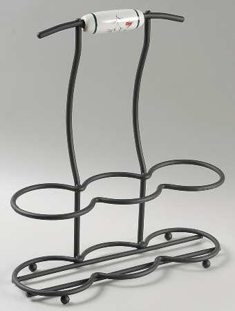 Winterberry Flatware Caddy-3 Holder/Metal Caddy Only