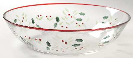 Winterberry Glassware Individual Salad Bowl