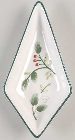 Winterberry Individual Section Star Shaped Dish