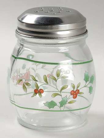 Winterberry Glassware Cheese Shaker & Lid