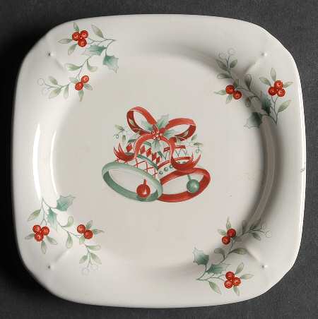 Winterberry Square Candle Plate