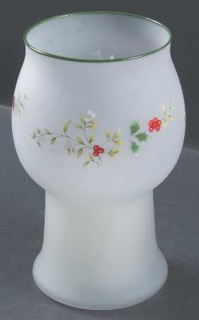 Winterberry Glass Pillar Float Candleholder