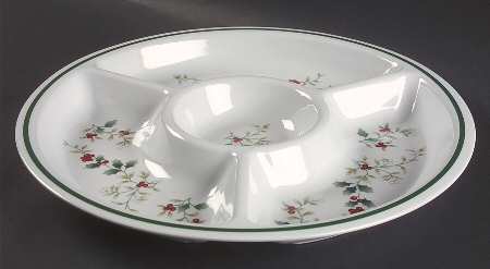 Winterberry 1 Piece Melamine Chip & Dip
