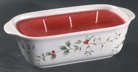 Winterberry 3 Wick Candle Bowl