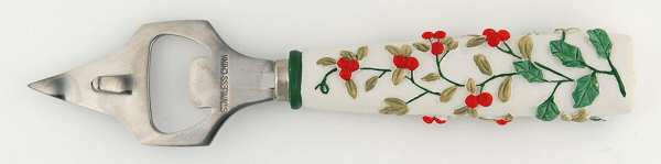 Winterberry Resin Handle Bottle/Can Opener