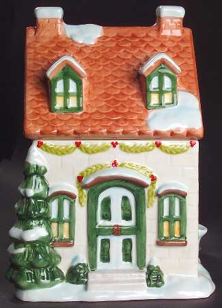 Winterberry House Cookie Jar & Lid