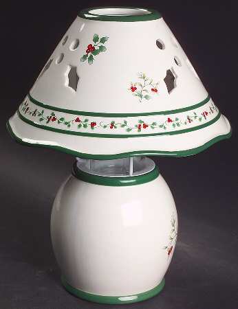 Winterberry Candle Lamp & Shade