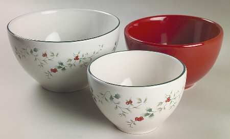 Winterberry Mini Prep Bowl - Set of 3