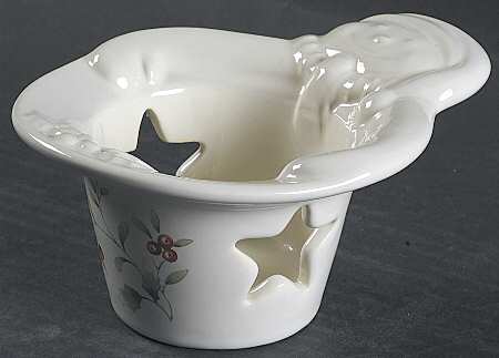 Winterberry Snowman Votive Candleholder