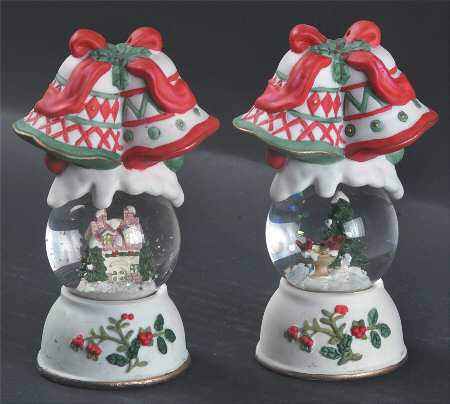 Winterberry Snow Globe Salt & Pepper Set