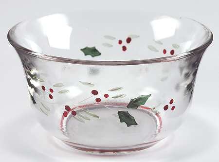 Winterberry Individual Glassware Dessert Bowl