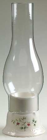 Winterberry Hurricane Lamp & Globe