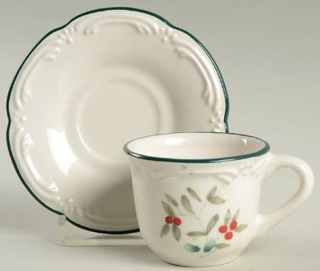 Winterberry Child's Cup & Saucer Set